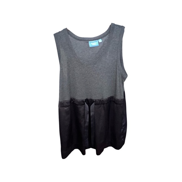 Simply Vera Vera Wang Tops - Vera Wang tunic tank top with satin type bow cinch at waist XL